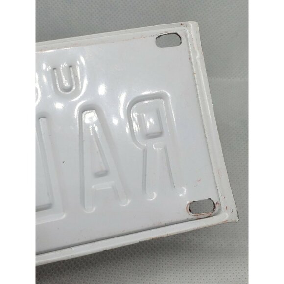 U.S.A Ralph Personalized White Red Collectible Mini License Bicycle Bike Plate - Picture 10 of 12